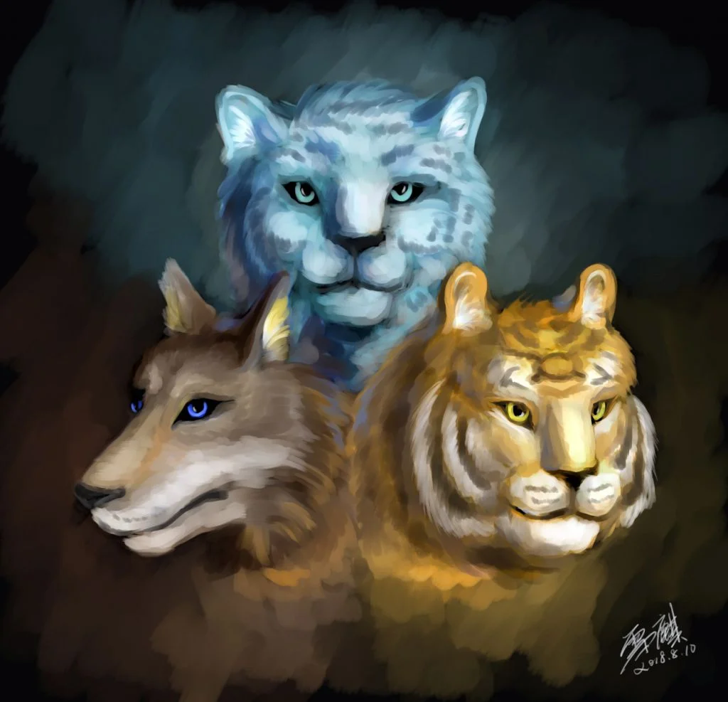 Lupus/Pardus/Tigris by 雪麒, 豹, 狼, 虎, 头像