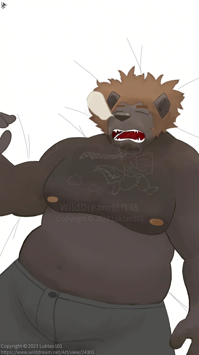 Commision art kumakung 2 by Luktao101, #oc #bear #luktao