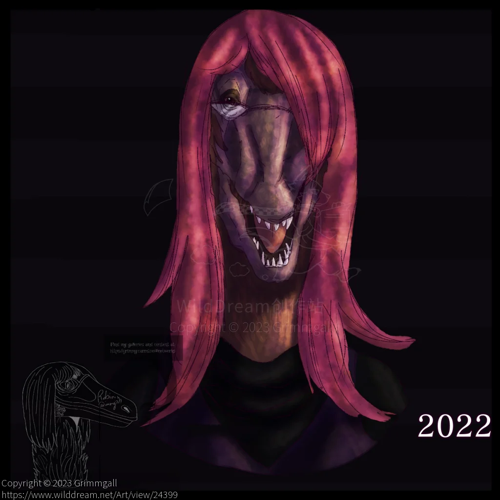 Roger by Grimmgall, animal, anthro, avian, bird, boy, character, dino, dinosaur, dromaeosaur, dromaeosaurid, furry, glasses, goth, gothic, male, raptor, red hair, redhead, theropod, velociraptor, velociraptor mongoliensis