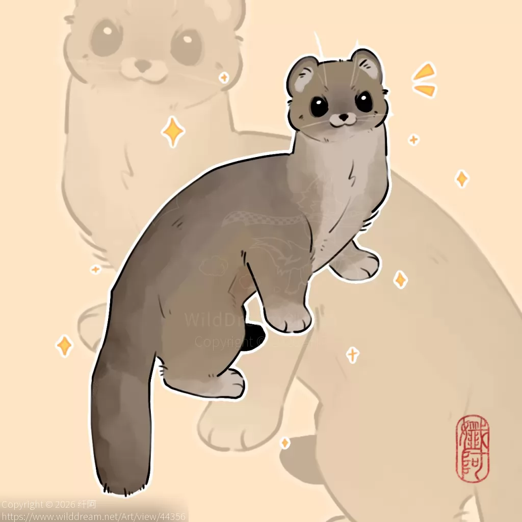 黄鼬 by 纤阿