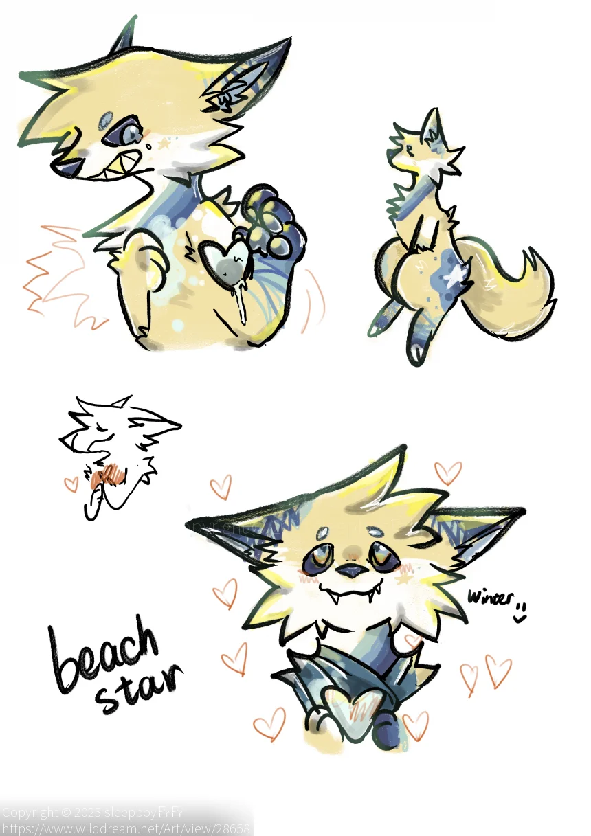 Beachstar by sleepboy昏昏, 电子绘画