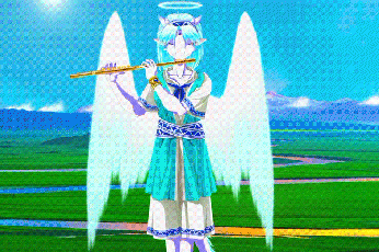 Missia演奏长笛的测试动画 by Tezilla
