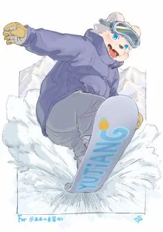 一起来滑雪啊😆😆