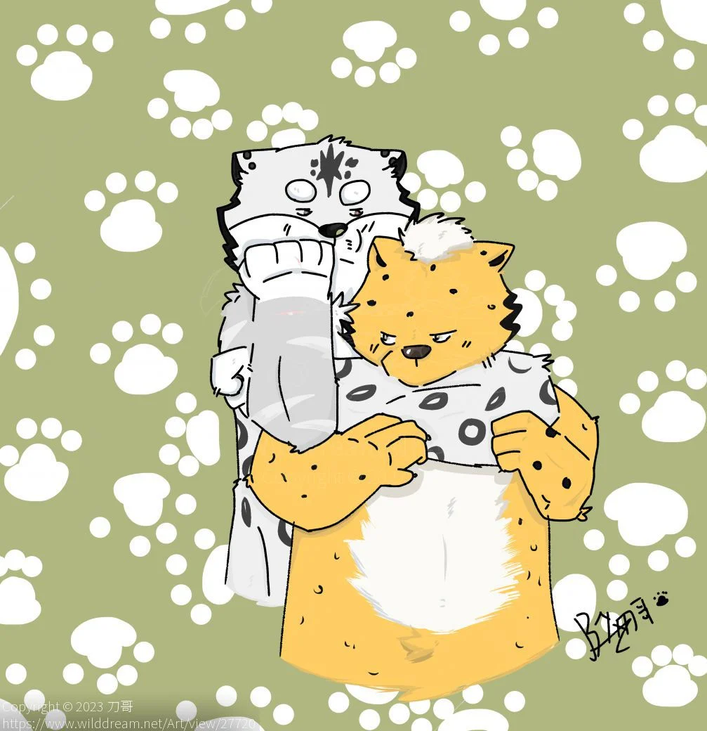 从背后按V键处决敌人⋯ by DogerShibainu32, 雪豹