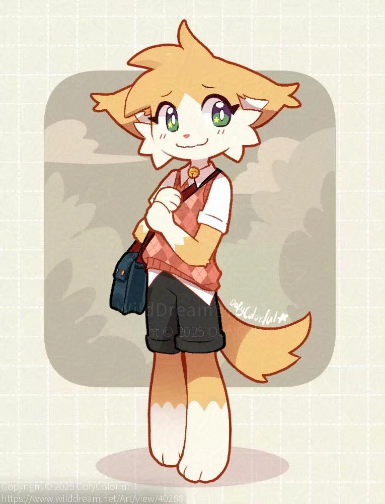 Rolo by OofyColorful, 猫
