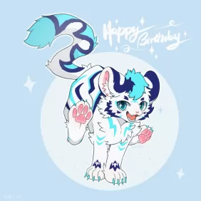 生贺 by 梦白Monby