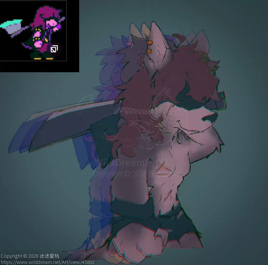 学校群的互绘 by 迷途星轨, deltarune