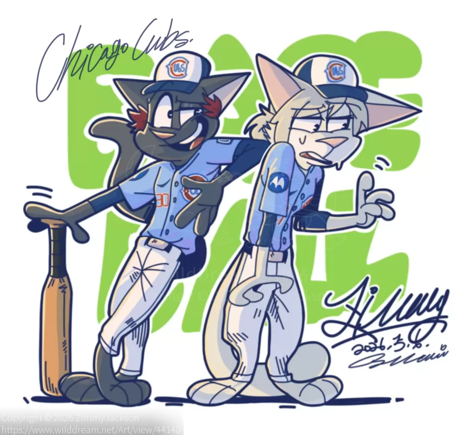Chicago Cubs! by ZimmyJackson, drawing 