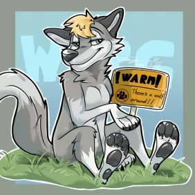 These’s a wolf around!