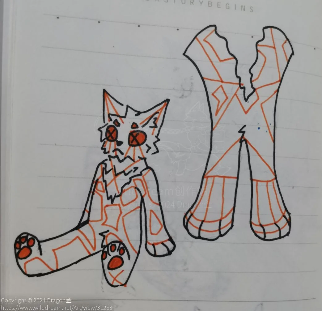 3 by Dragon金, furry, 绘画