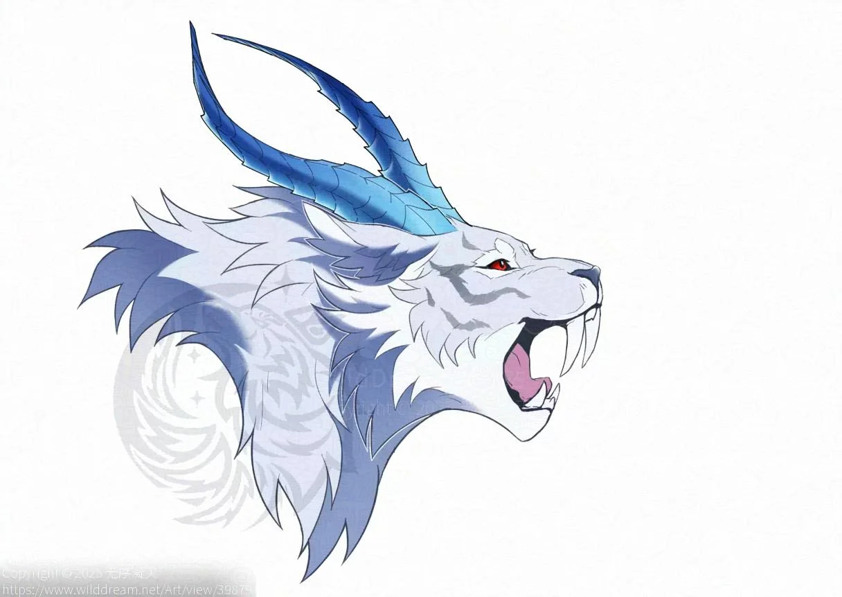 大猫OC2 by 无序凝灭, 兽设, 大猫, 幻想生物, 纯动物