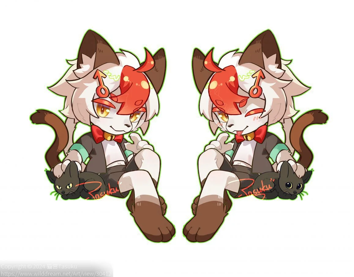 猫宫 Q版 by 猫宫Tasuku, furry, oc