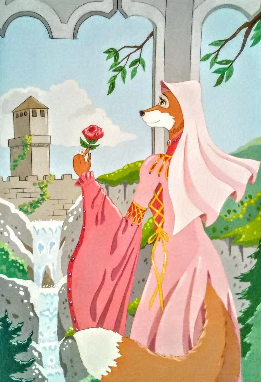 The Lady Marian by FoxyFlapper, disney, fanart, fox, maidmarian, robinhood