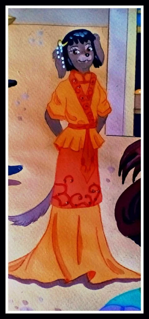Chinese Puppy Girl by FoxyFlapper