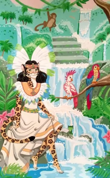 Rain Forest Princess by FoxyFlapper