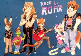 Rock And Roar by FoxyFlapper