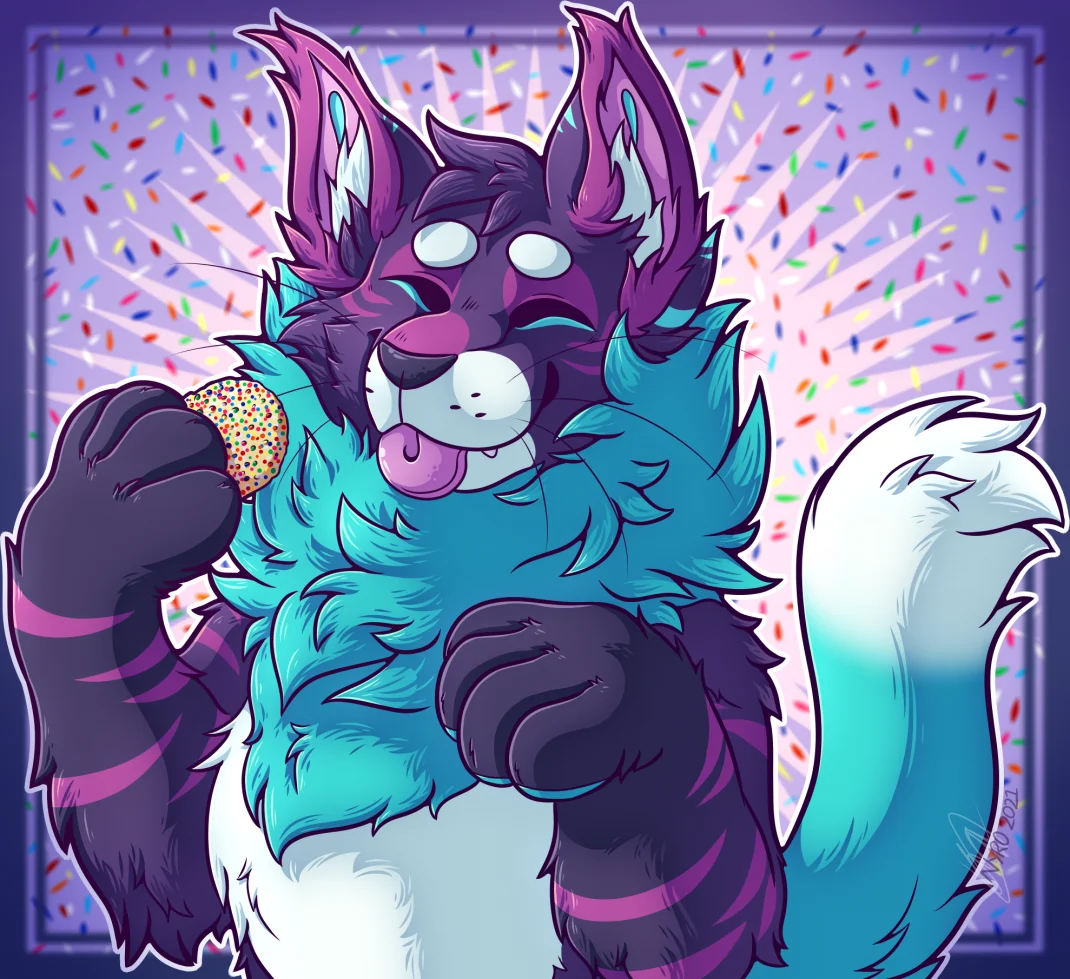 Sprinkles!! by kstreetalley, animal, anthro, cat, character, digital, drawing, feline, sprinkles