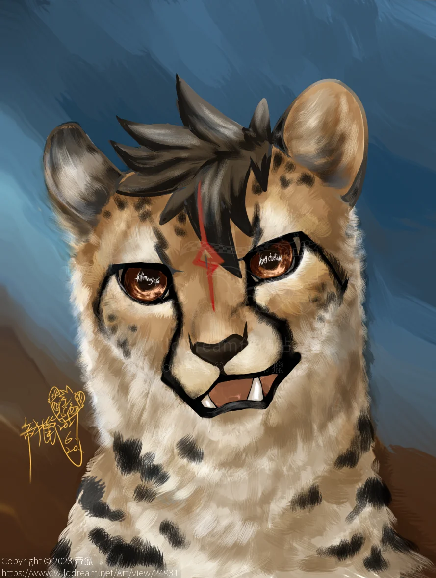 帝獵頭貼 by 帝獵, furry, 獵豹, cheetah, 豹 , 貓