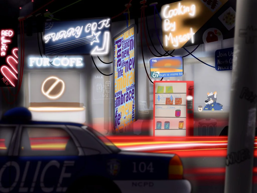 午夜咖啡店 by 保尔森克林顿, NCPD