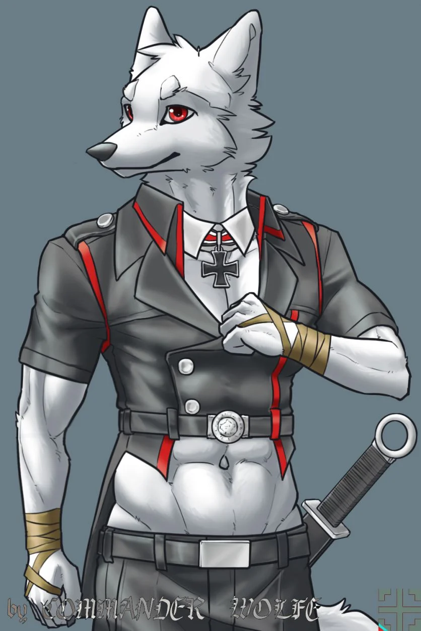 军装雪鬣 by COMMANDER--WOLFE, 雪鬣