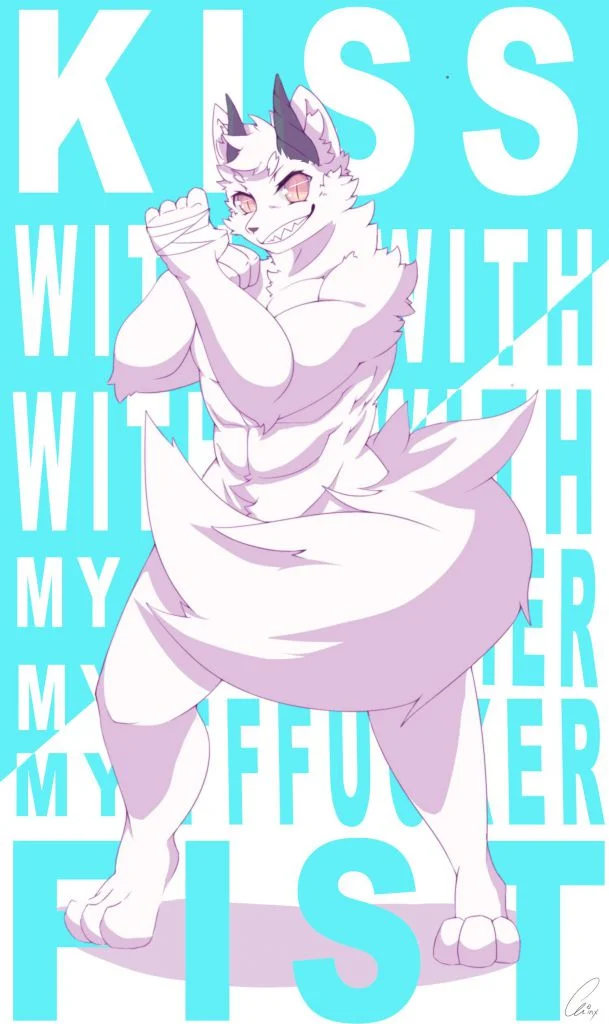 KISS WITH MY MOTHERF**KER FIST by Chinxxxxxxxx