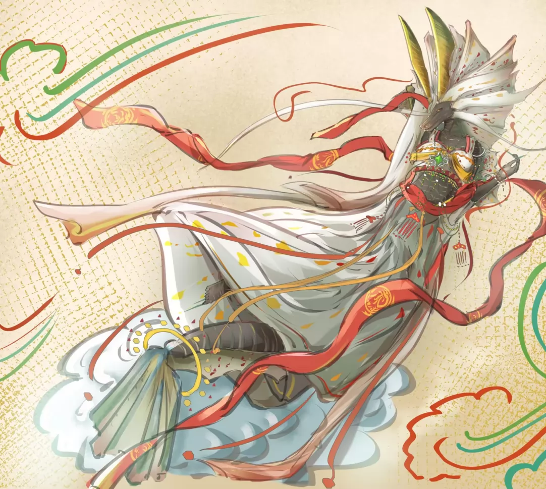 敦煌飞天 司雨之神 岚龙 by 特拉音符, 怪物猎人