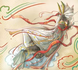 敦煌飞天 司雨之神 岚龙 by 特拉音符