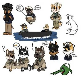 Das Boot fanart furry version