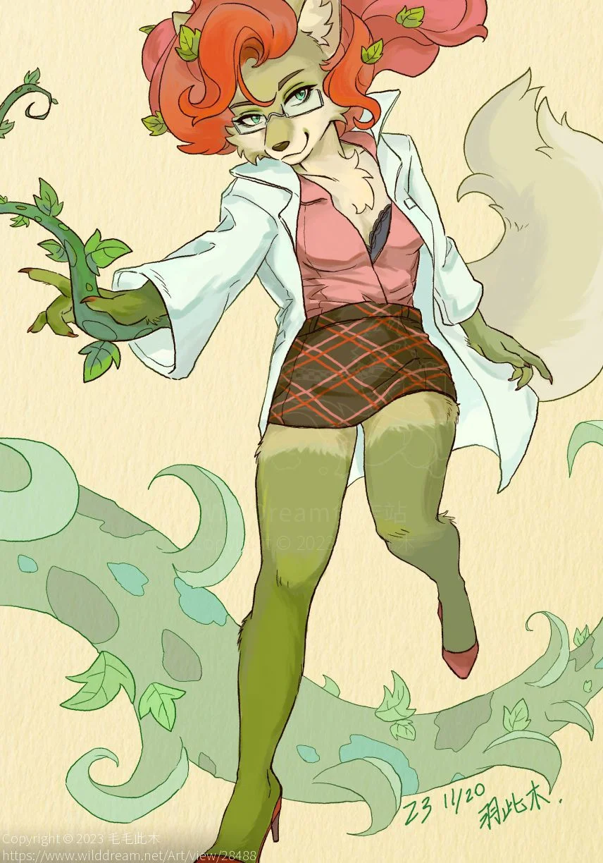 23.11.20ivy by 毛毛此木, 兽娘, 狐狸