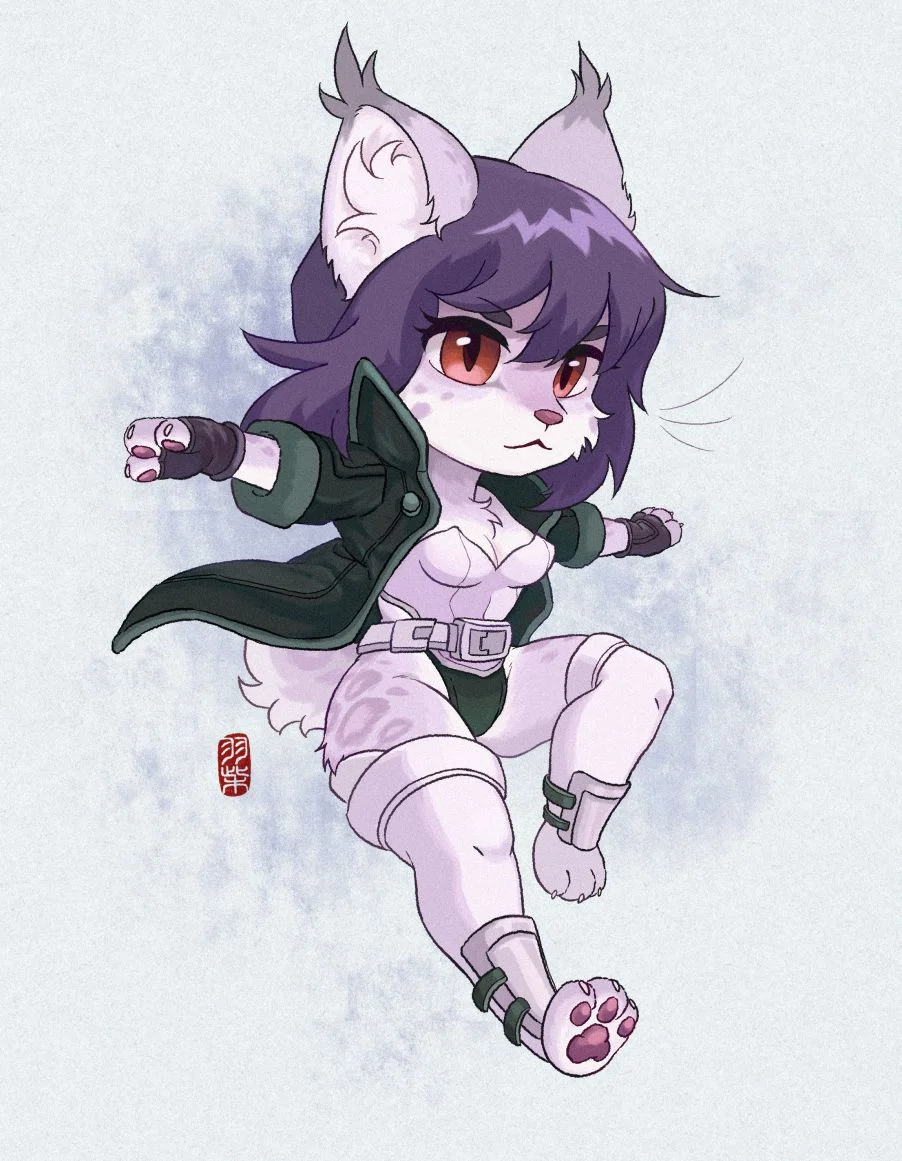 24.4.5motoko by 毛毛此木, 插画, 猞猁, 练习