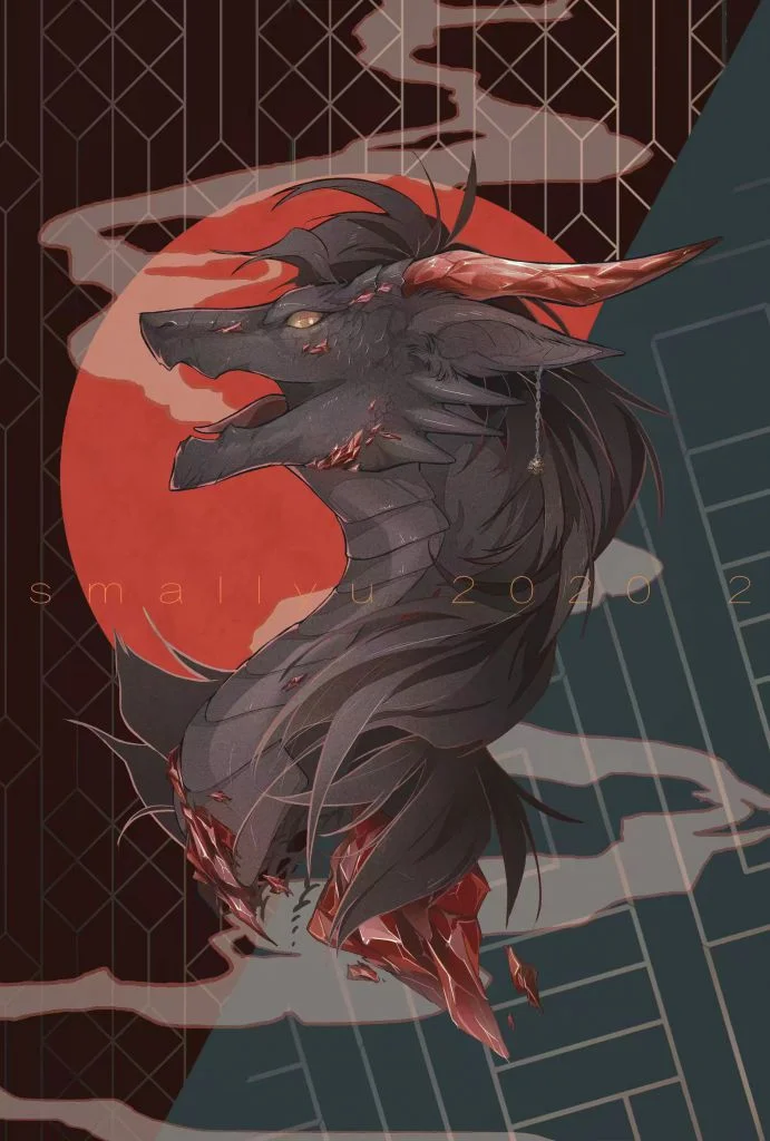 委托 by 小驭, 插画, 头像, 龙