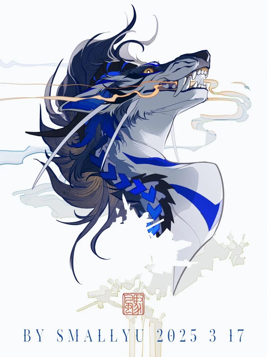 委托 by 小驭, 兽设, 古风, 壁纸, 龙