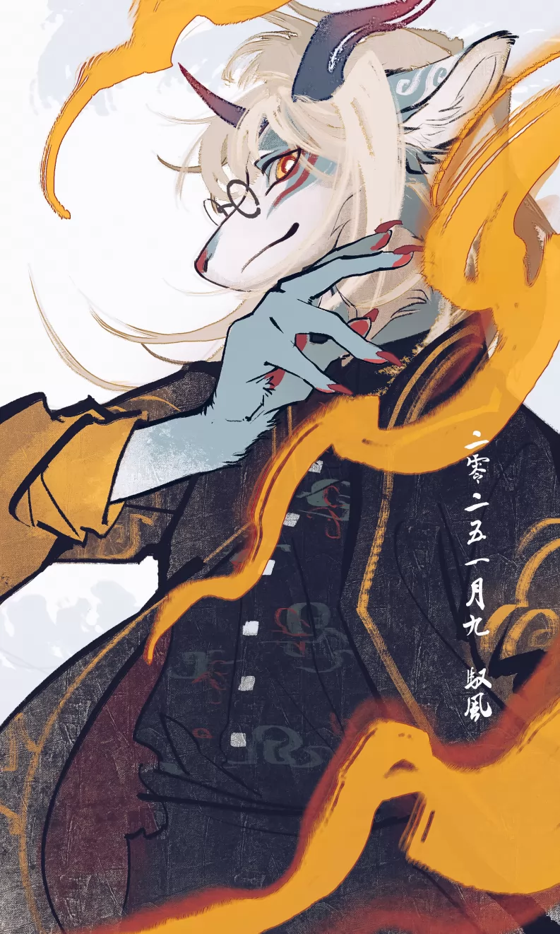 委托 by 小驭, 兽设, 古风, 壁纸, 龙