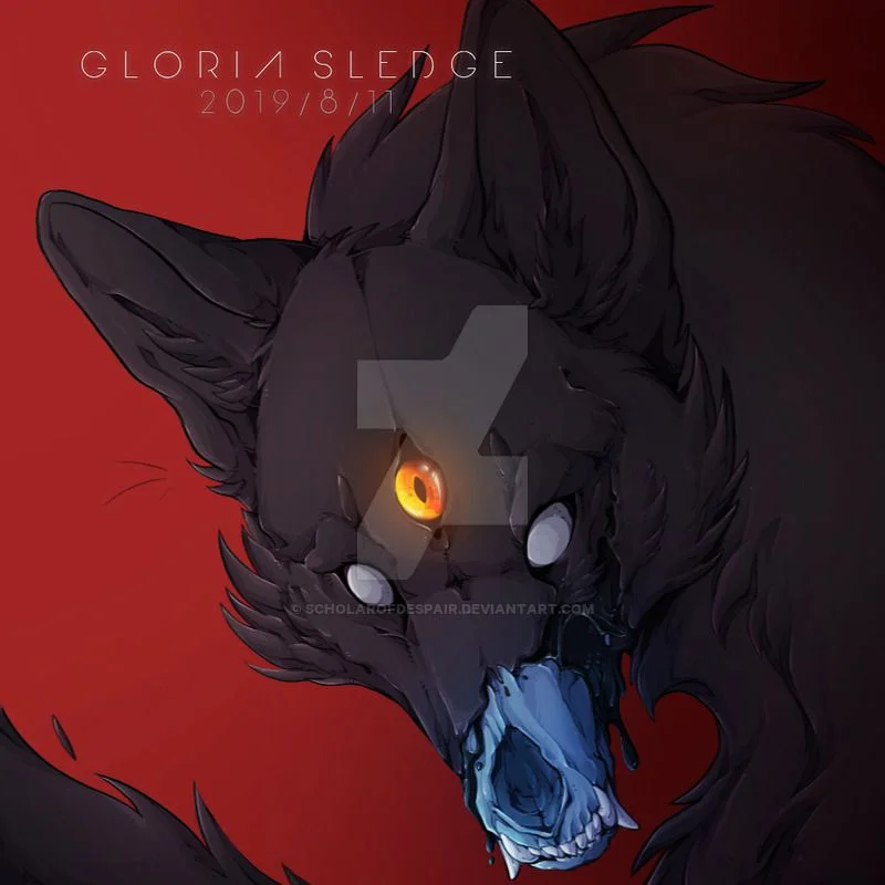 commission_headshot_by_scholarofdespair-dddt0bw by 辐射渡鸦, 狼