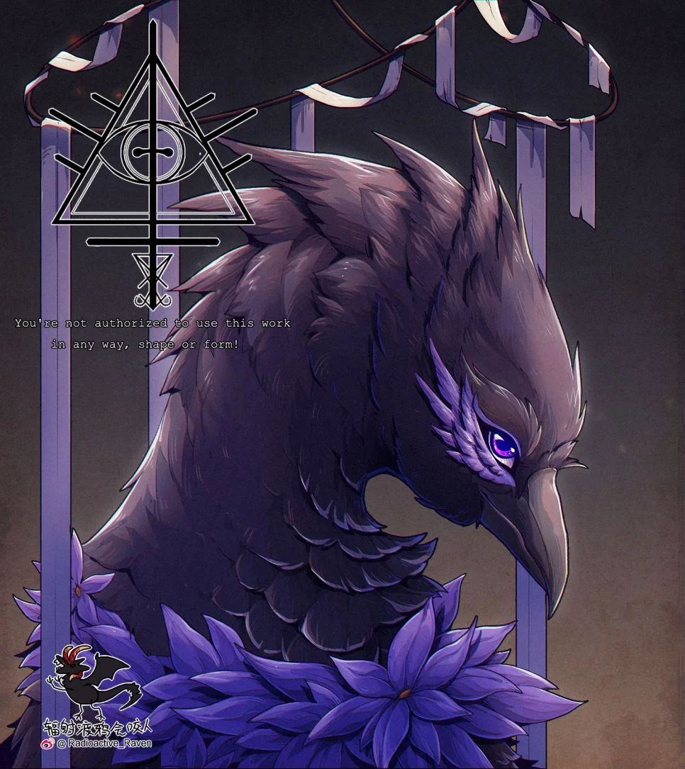 【稿】Paradise Flycatcher by 辐射渡鸦, 鸟