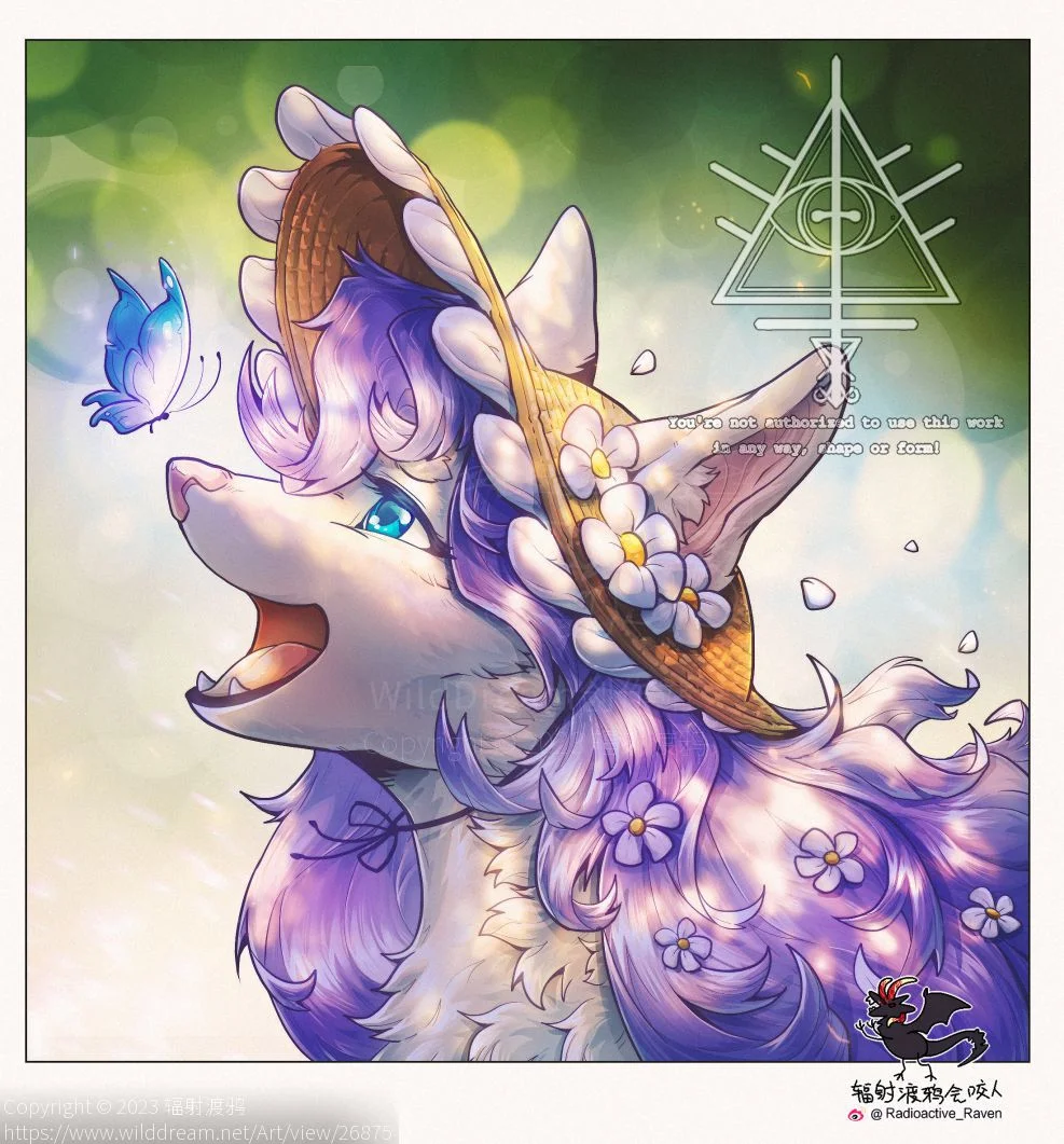 【稿】光斑 by 辐射渡鸦, furry, 狐狸, 狗
