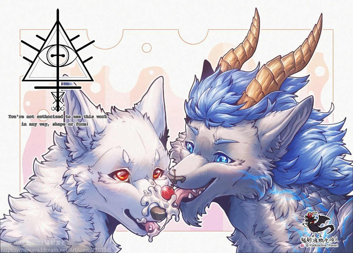 【稿】情头 by 辐射渡鸦, 幻想生物, 龙, furry, 狼