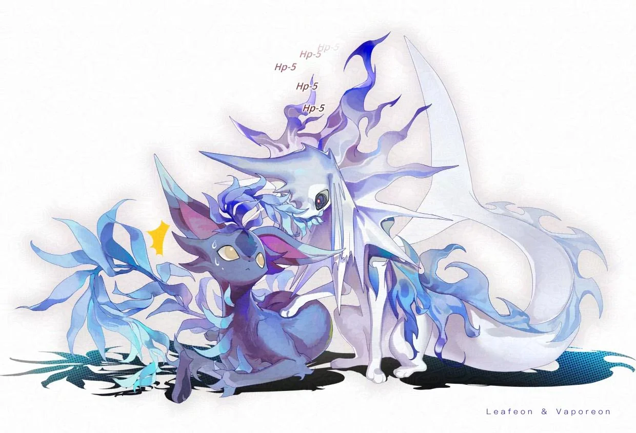 伊布贴贴 by 吠鬼, OC