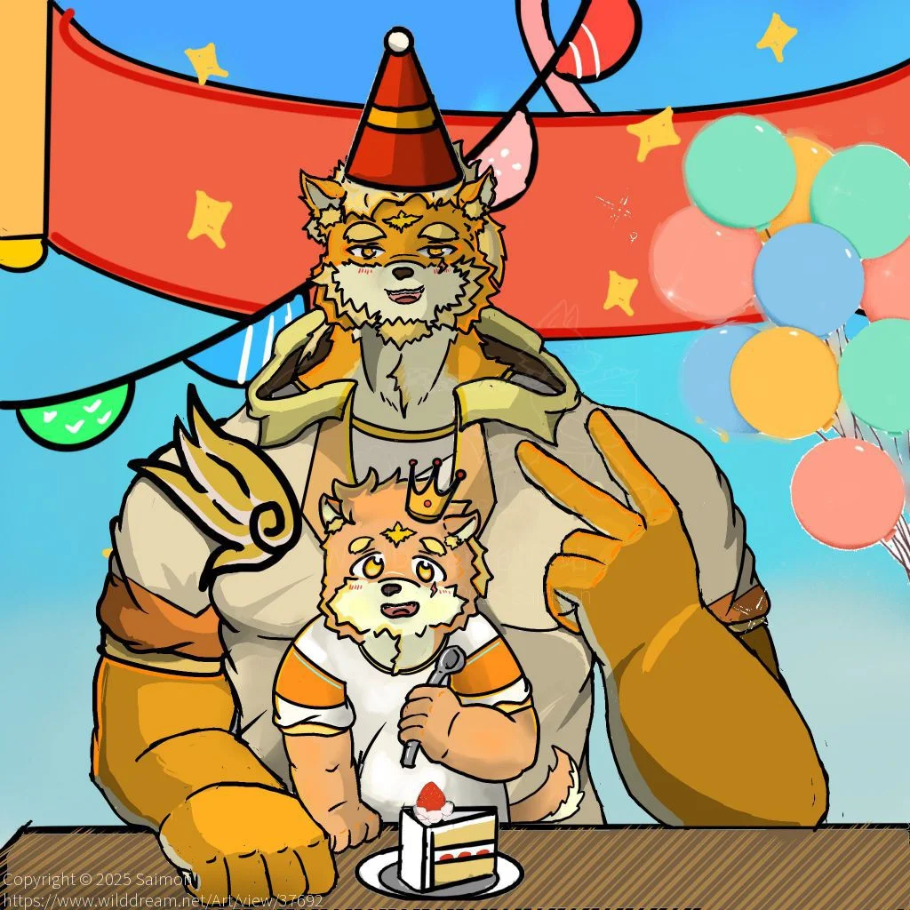作者的生贺 by Saimon, #生日 #犬兽人