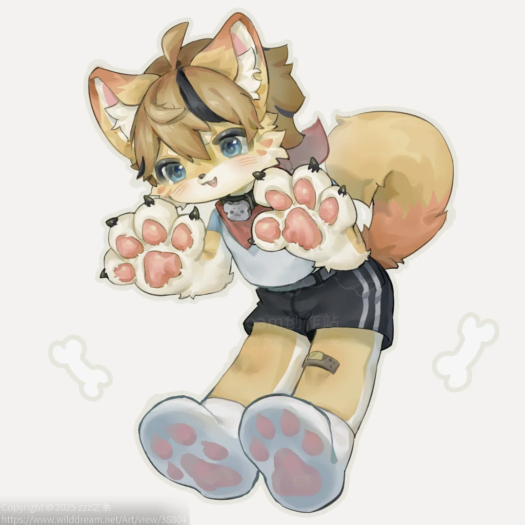 练习 by zzz之余, furry, 原创, 可爱, 狗