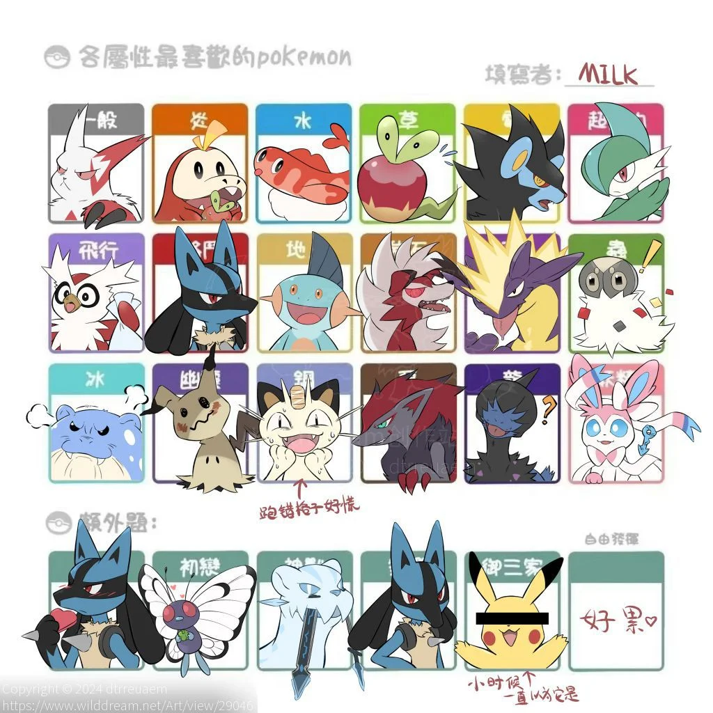 pokemon by dtrreuaem