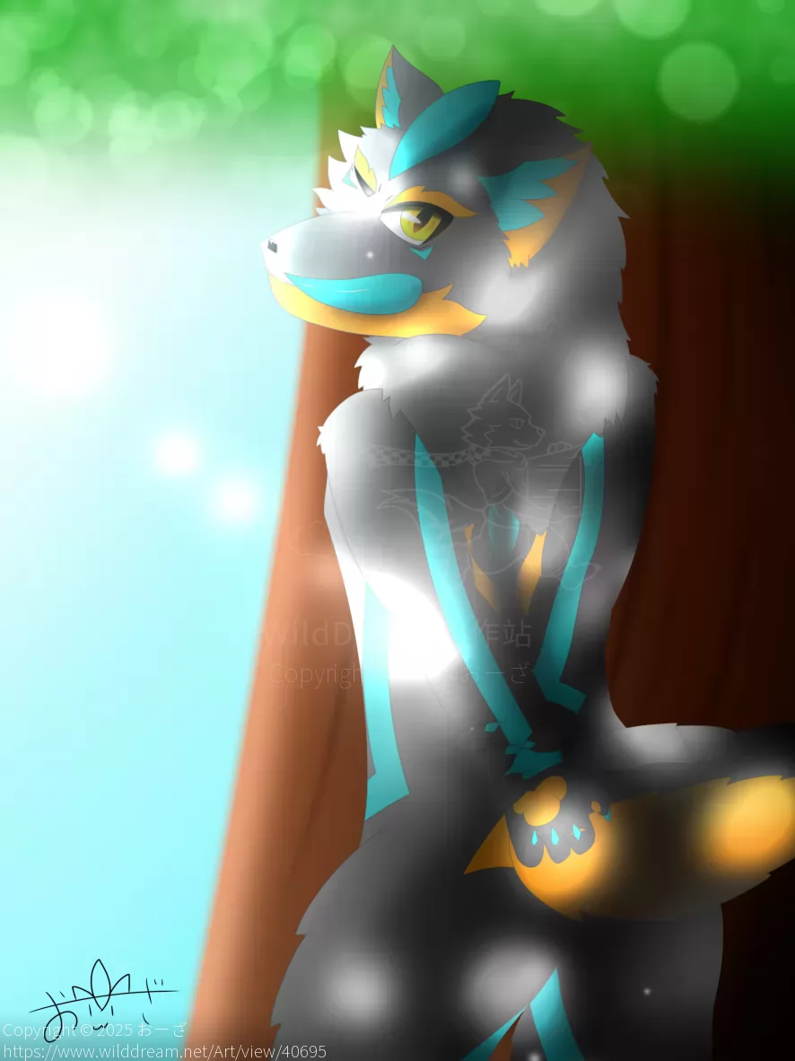 Goodmorning by おーざ, furry, morning, Sunlight, Zelaru, ゼラル