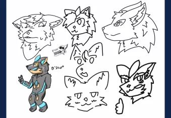 Doodles during class :p by おーざ