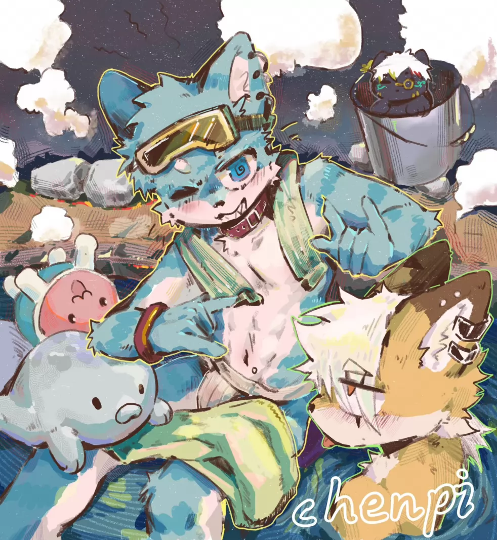 温泉 by 氧化氢泡陈皮
