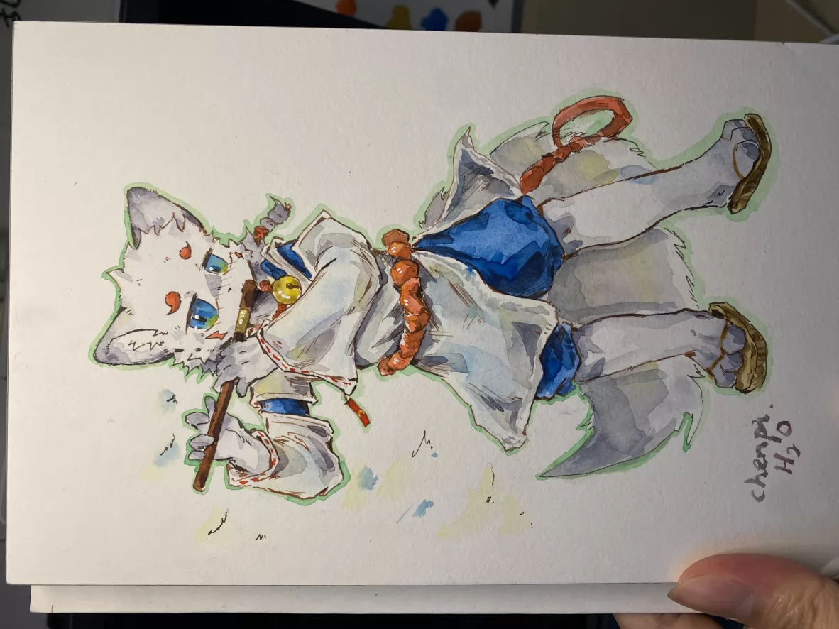 khdkah（watercolor） by 氧化氢泡陈皮