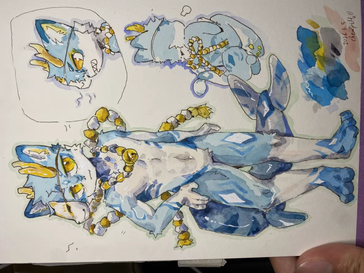 2026水彩1 by 氧化氢泡陈皮