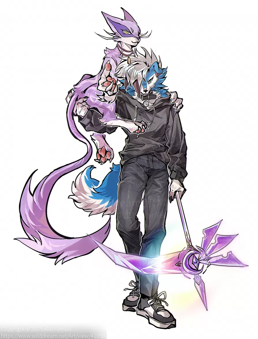 OC全身【间&夜猫】 by KianYemao, 宝可梦, OC, 兽设, 兽人