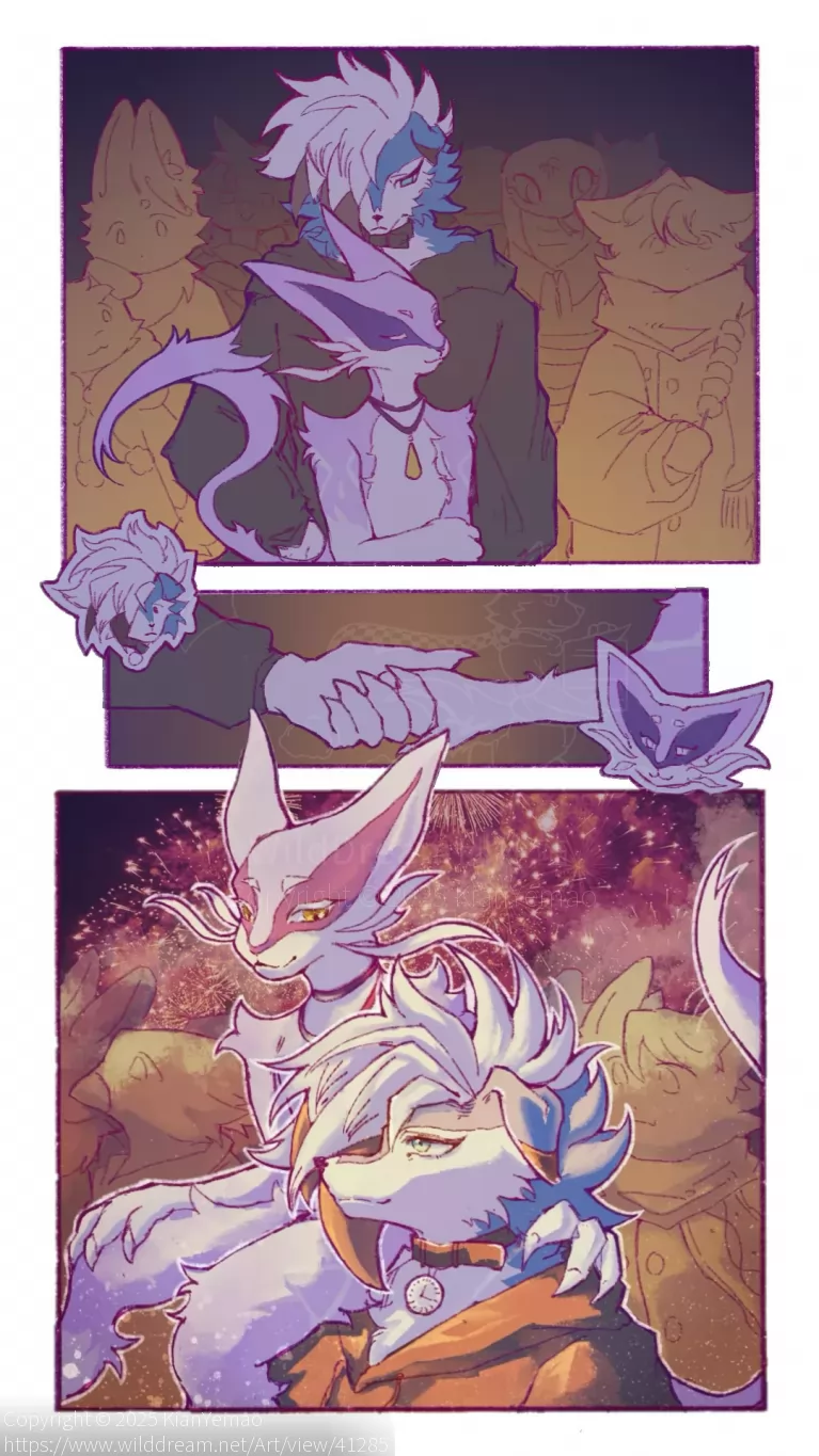 烟花 by KianYemao, OC, 兽人, 宝可梦, 漫画
