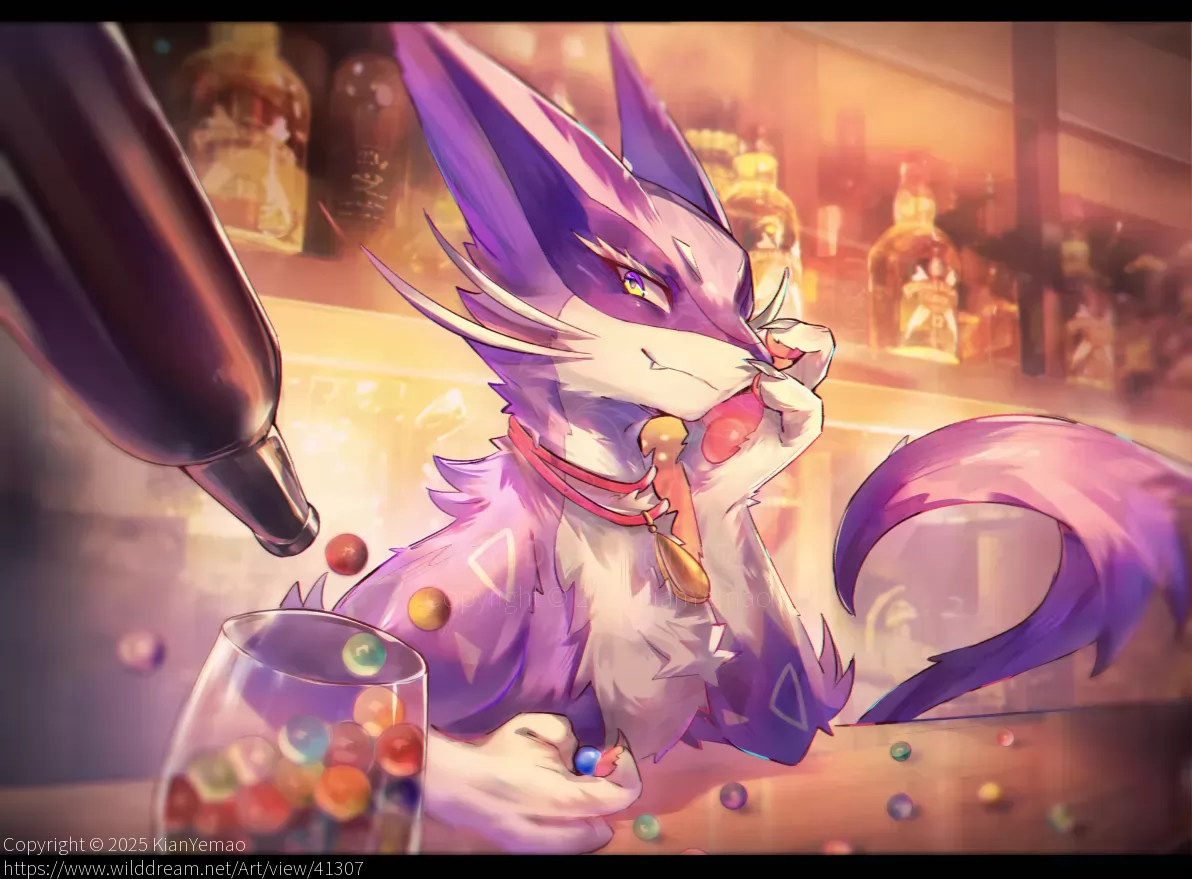迫不及待想要明天的mega了~ by KianYemao, 宝可梦, OC, 兽, 插画