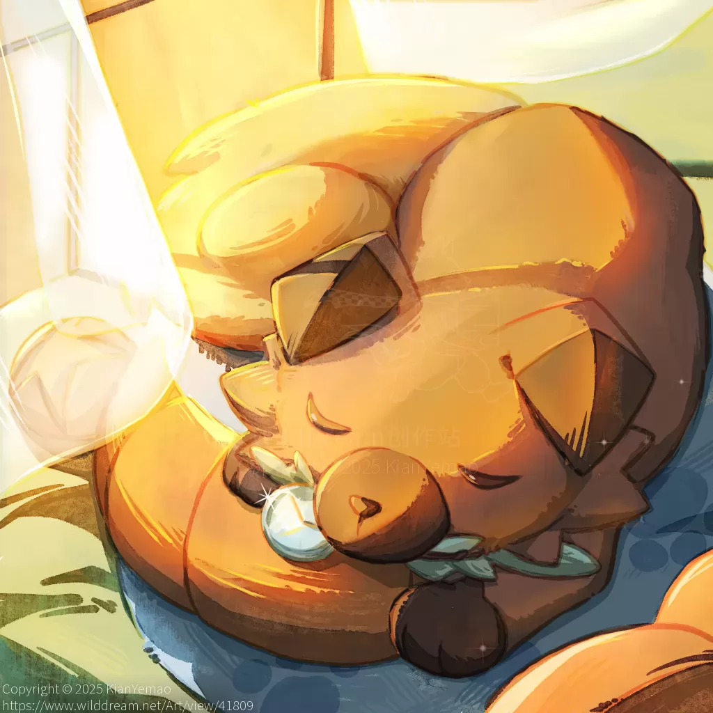 幼犬的夏天 by KianYemao, 插画, furry, OC, 兽, 宝可梦